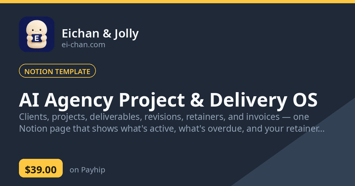 AI Agency Project & Delivery OS
